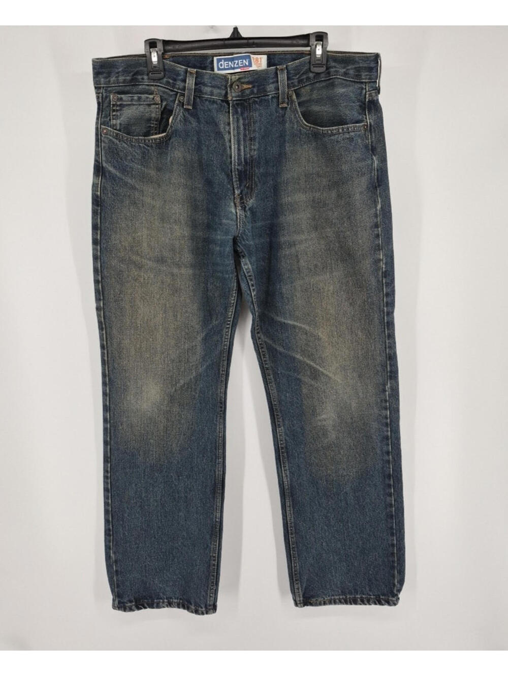 Denizen From Levi's 281 Straight Fit Denim Medium Wash Blue Jeans Men's 38 X 32